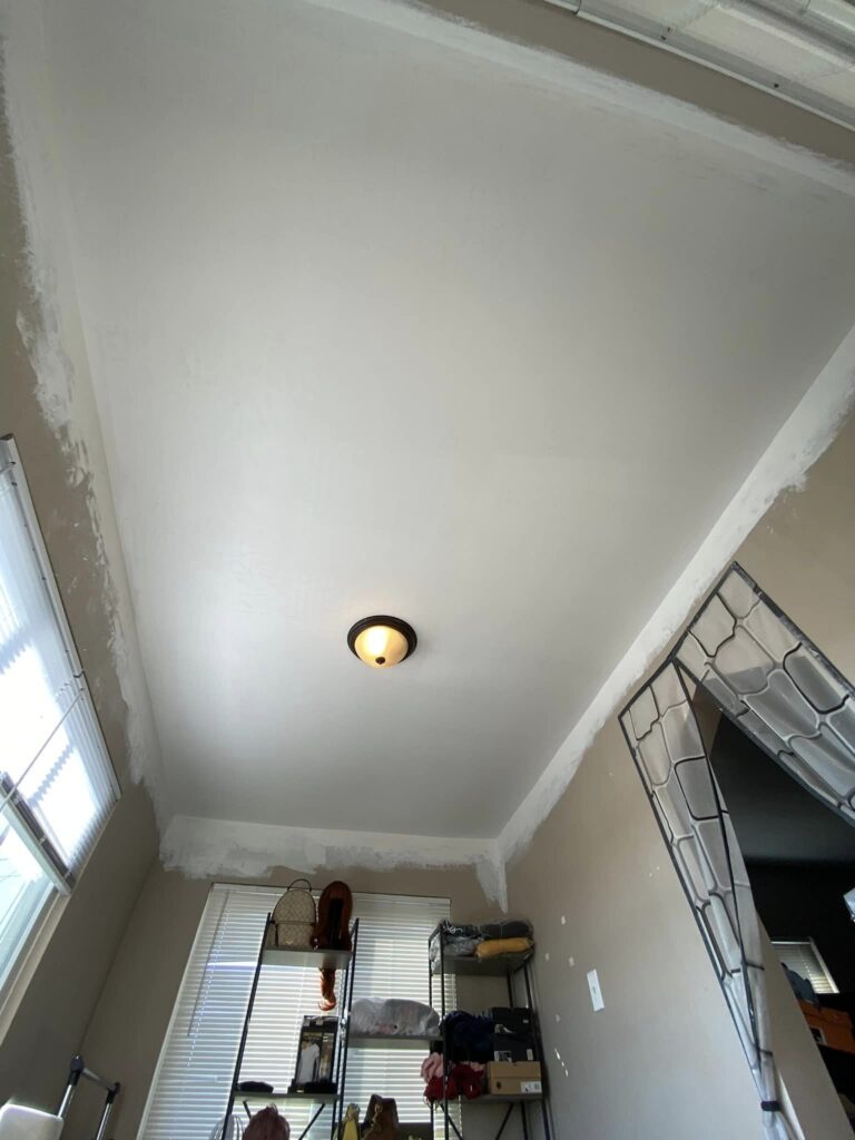 interior ceiling painting victoria after